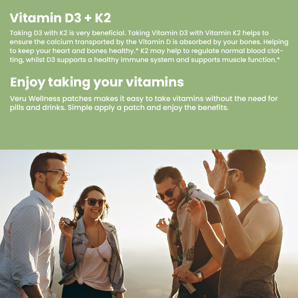 Vitamin D3/K2 Patch